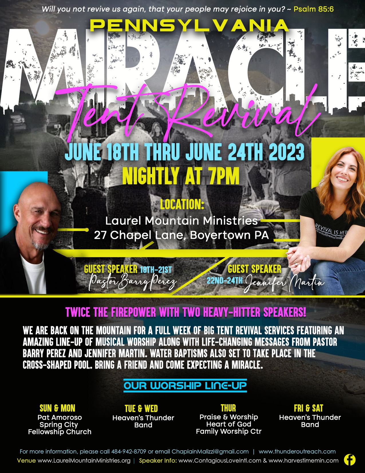 Tent Revival on the Mountain Jennifer