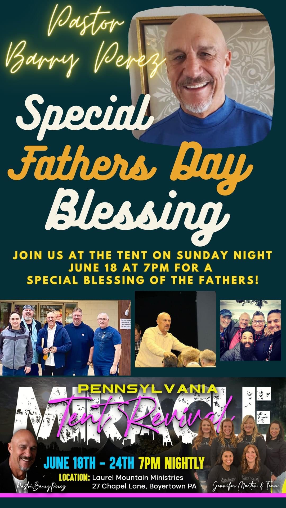 Barry Perez Gives A Father's Day Blessing