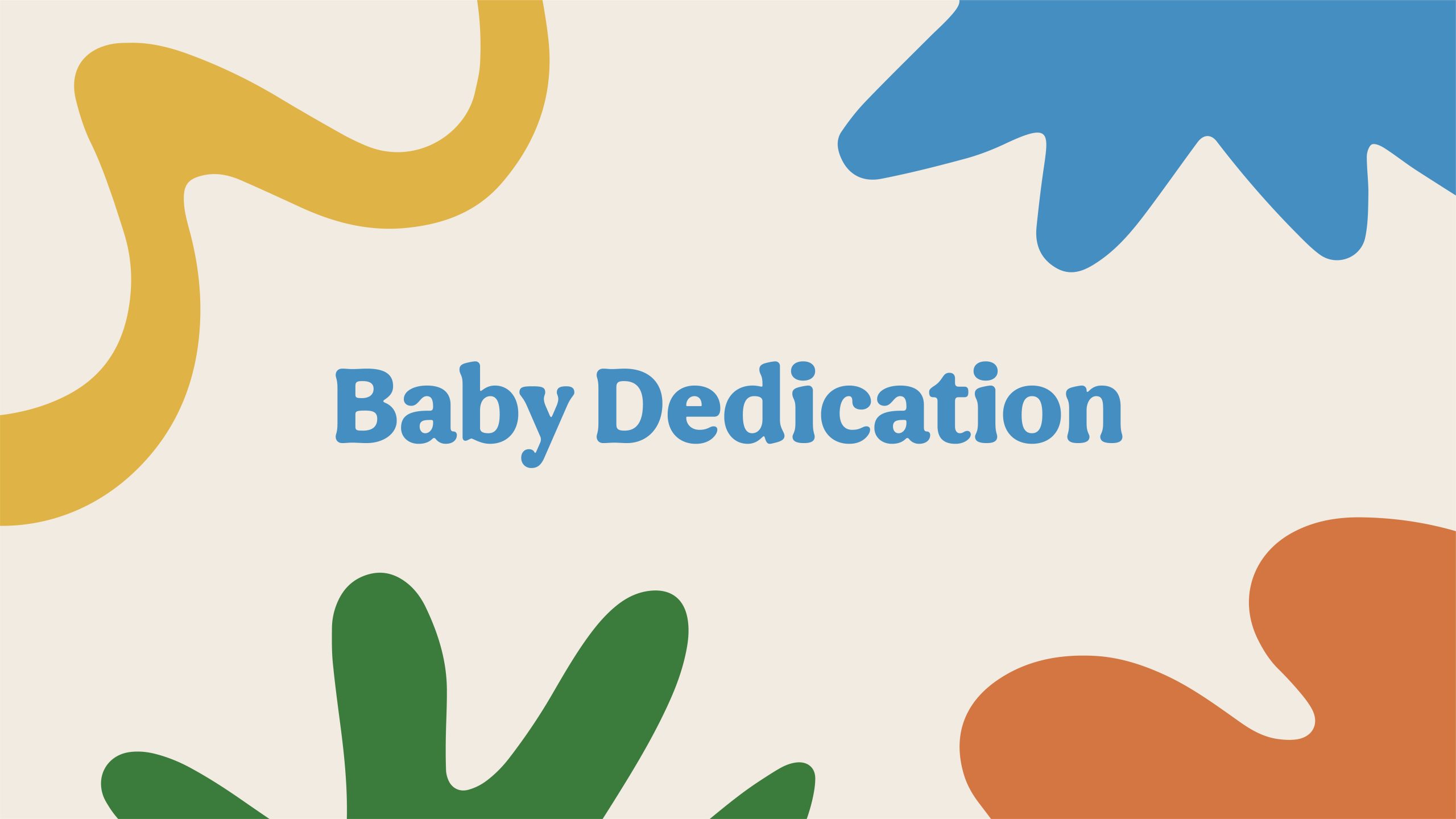 Baby Dedication on the Mountain