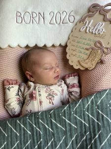 Ellie born april of 2026