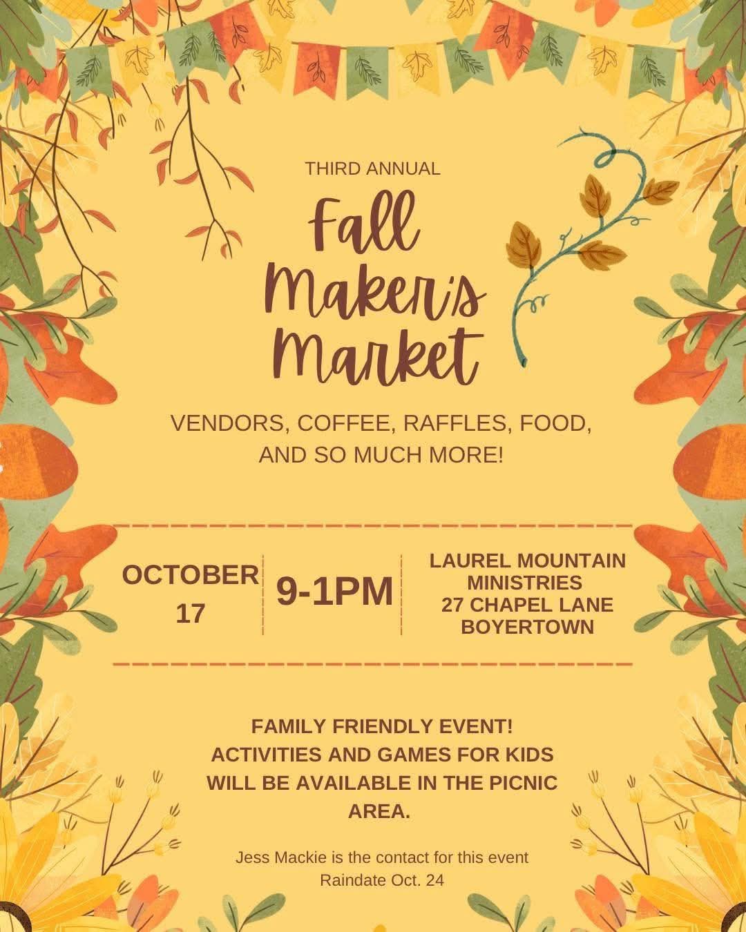 Fall Makers Market 2026